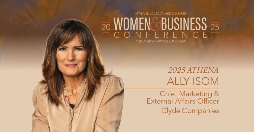 picture of Ally Isom with text