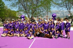 Jazz Celebrate New Community Court in Utah County